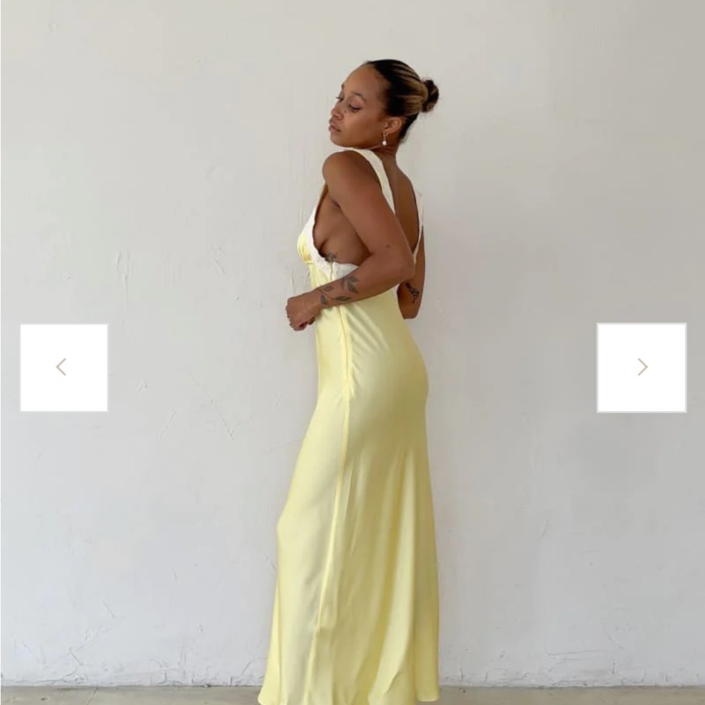 Rumoured Venice Maxi Dress in Banana